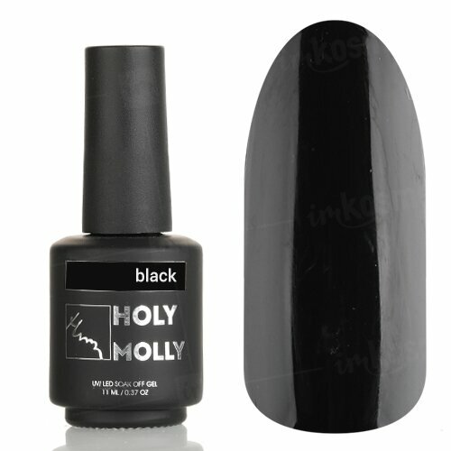 Holy Molly, Гель-лак Black (11 мл)