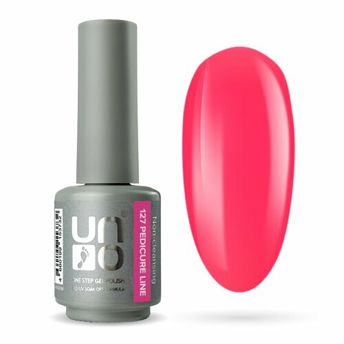 UNO, Pedicure Line - Однофазный гель-лак №127 (8 г)