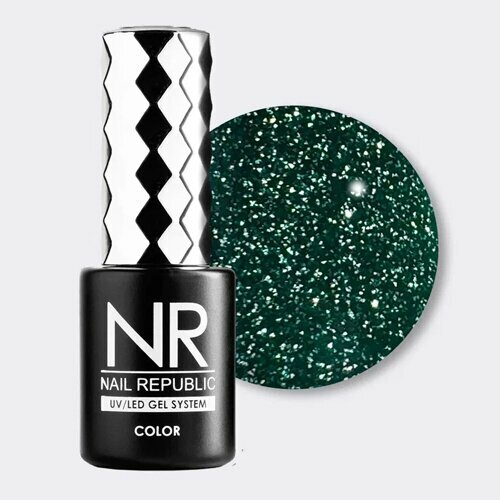 Nail Republic, Гель-лак светоотражающий - Deep Flash №1101 (10 мл)