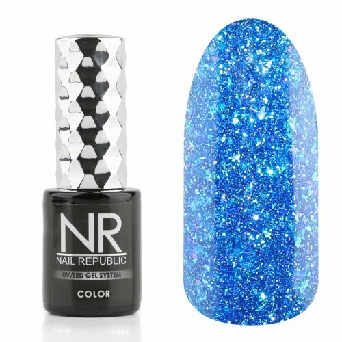 Nail Republic, Bright Flash - Гель-лак светоотражающий №1097 (10 мл)