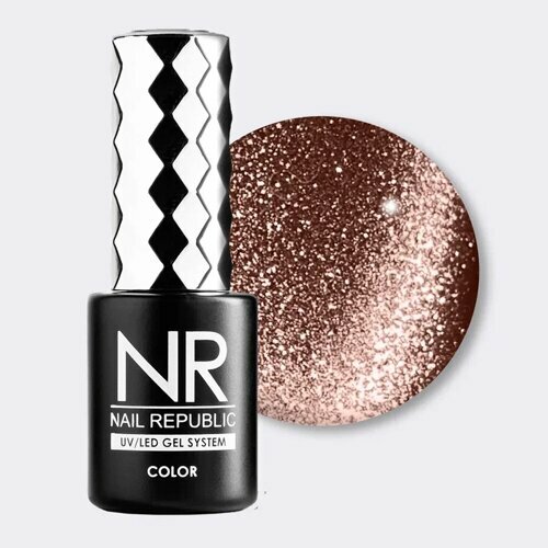 Nail Republic, Гель-лак Кошачий глаз - Mystic Cat №687 (10 мл)