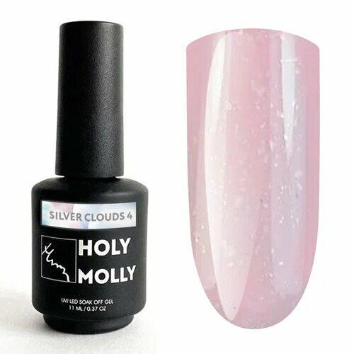 Holy Molly, Гель-лак - Silver Clouds №4 (11 ml)