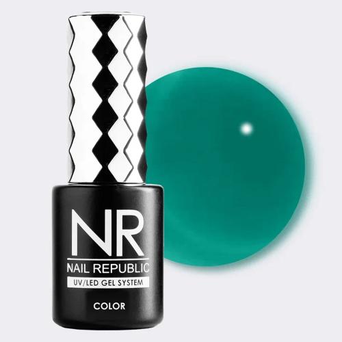 Nail Republic, Гель-лак витраж №569 Бирюзовый (10 гр)