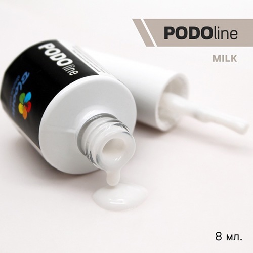 Bloom, Гель-лак однофазный - Podo line «MILK» (8 мл.)