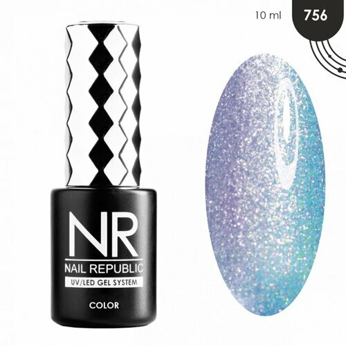 Nail Republic, Гель-лак - Sirena №756 (10 мл)