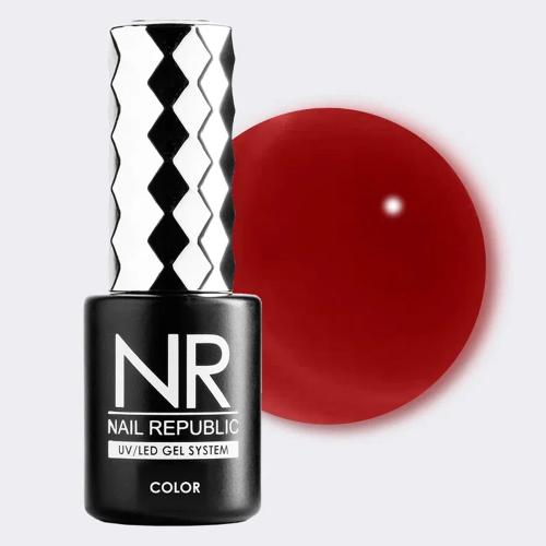 Nail Republic, Гель-лак витраж №571 Глубокий красный (10 гр)