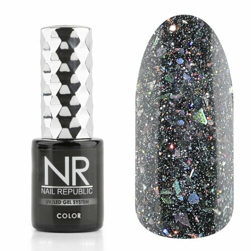 Nail Republic, Bright Flash - Гель-лак светоотражающий №1091 (10 мл)