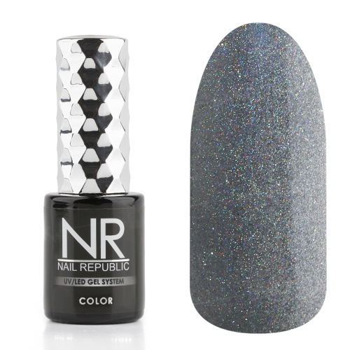 Nail Republic, Rainbow Cat Flash - Гель-лак светоотражающий кошачий глаз №080 (10 мл)