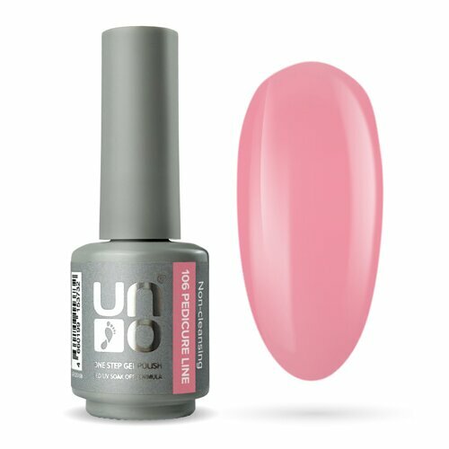 UNO, Pedicure Line - Однофазный гель-лак №106 (8 г)