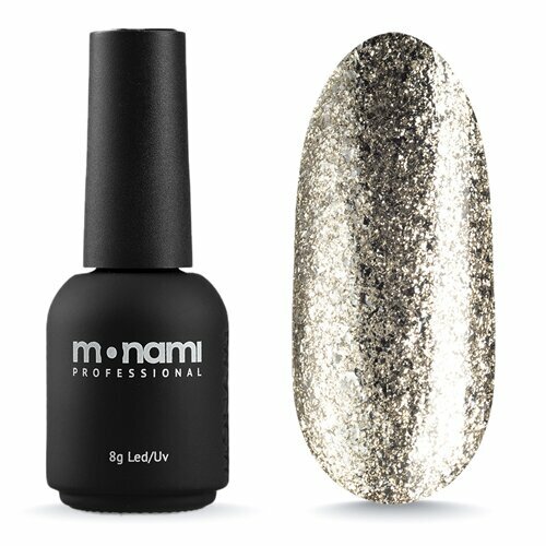 Monami, Гель-лак Luxury - Light gold (8г)