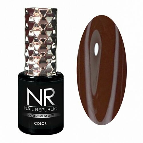 Nail Republic, Гель-лак - Глиняный-коричневый №190 (10 мл)
