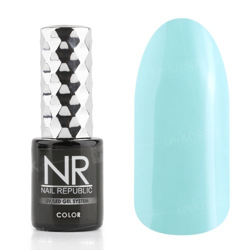 Nail Republic, Гель-лак - Пастельно-мятный №335 (10 мл.)