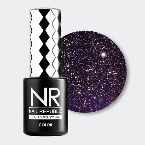 Nail Republic, Гель-лак светоотражающий - Deep Flash №1103 (10 мл)