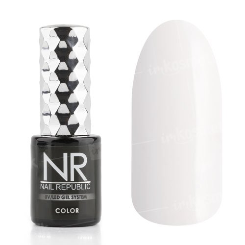 Nail Republic, Гель-лак - Ярко-белый френч №001 (10 мл.)
