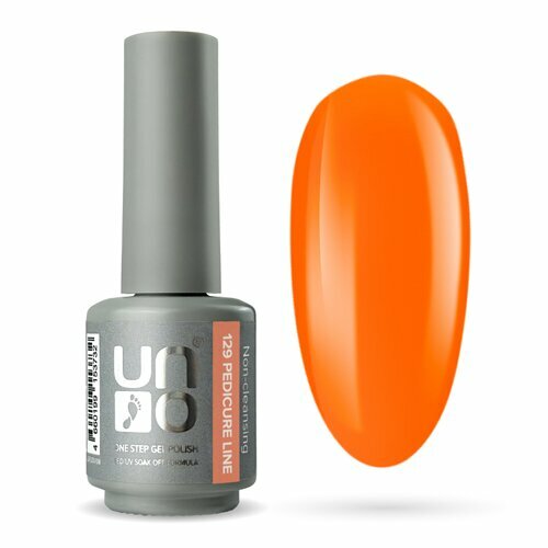 UNO, Pedicure Line - Однофазный гель-лак №129 (8 г)