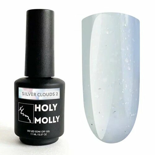 Holy Molly, Гель-лак - Silver Clouds №2 (11 ml)