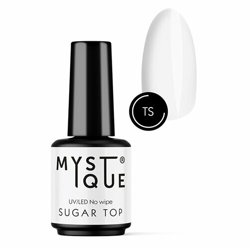 Mystique, Камуфлирующее финишное покрытие «Sugar Top» без липкого слоя (15 мл)