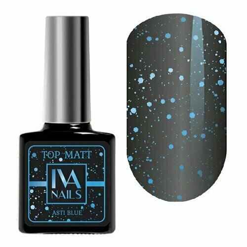 IVA nails, Топ матовый Asti Blue 8ml