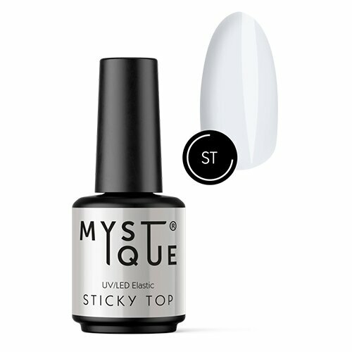 Mystique, Финишное покрытие «Sticky Top» с липким слоем (15 мл)
