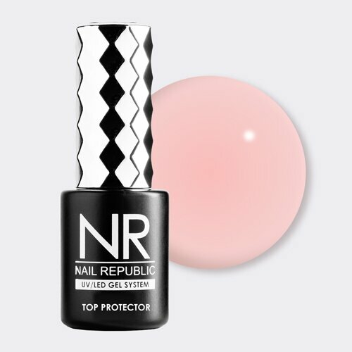 Nail Republic, Color Top Protector BB Natural - Камуфлирующий топ c UV фильтром без л/с №29 (10 мл)