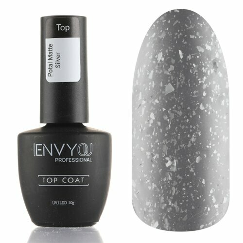 I Envy You, Top Potal Matte Silver Матовый топ без липкого слоя (10 g)