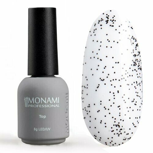 Monami, Топ без липкого слоя Super Shine top MARBLE Black S (8 мл)