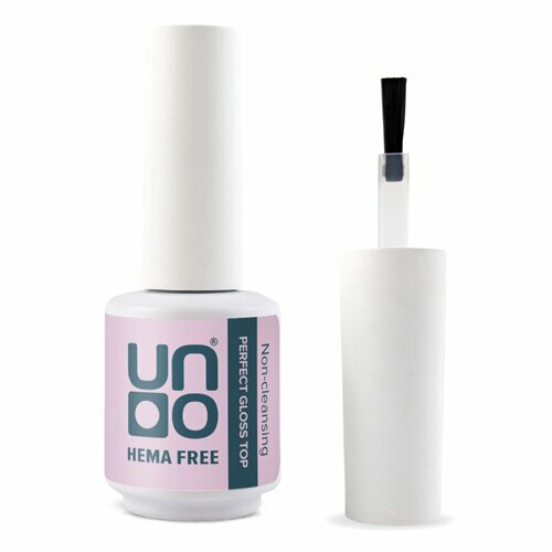 UNO, HEMA FREE Perfect Gloss - Верхнее покрытие для гель-лака без липкого слоя (10 г)