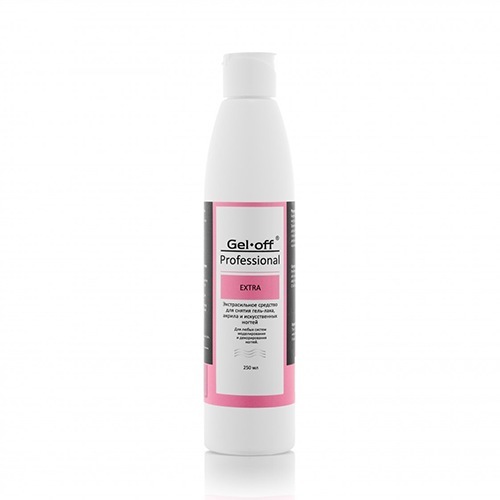 Gel-off, Extra Professional - Экстрасильное средство для снятия искусственных материалов (250 мл.)